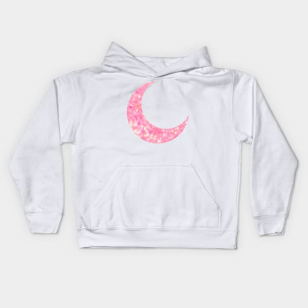 Sparkle Moon Kids Hoodie by LaurenPatrick